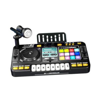 Imagem de Esquirla Kids DJ Mixer Mixer Toy Party Mixer DJ Table Instrument com luzes e efeito Kids DJ Controller for Birthday Preschool Outdoor