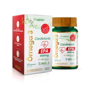 Imagem de Ômega 3 Cardiotonic EPA Life Option | MEG-3 | Saúde Cardiovascular | 60 Cápsulas