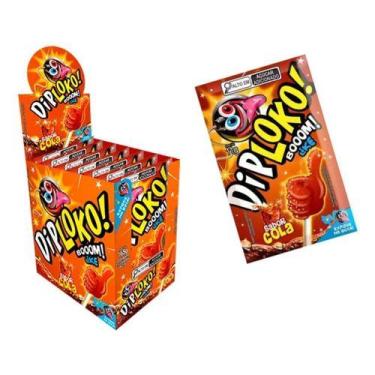 Imagem de Pirulito Diploko Pó Explode Na Boca Cola 11g C/ 15 Un - DIP LOKO