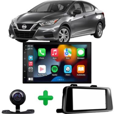 Imagem de Multimidia Android Nissan Versa 2021 7 Pol Ori Android Auto CarPlay Wi