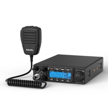 Imagem de Radioddity QT80 10 Meter Radio, 80W High Power Amateur Ham Radio, SSB/AM/FM/PA Mobile Transceiver with RX & TX Noise Reduction, CTCSS/DCS, ASQ, SWR High Alert