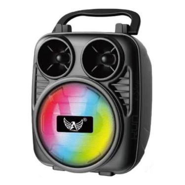 Imagem de Caixa Caixinha Som Portátil Bluetooth 8w Led Rgb C/ Suporte - Altomex,