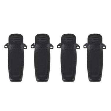 Imagem de Clipe de Cinto de Rádio de 4 Pcs, Clipe de Cinto de Substituição para Hyt Tc-610 Tc-500s Tc-508 Tc-700 Tc-780 Portáteis Portáteis Radiosos, Preto