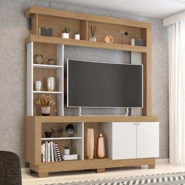 Imagem de Estante Home Painel Para Tv Até 50 Polegadas 2 Portas Mali Na