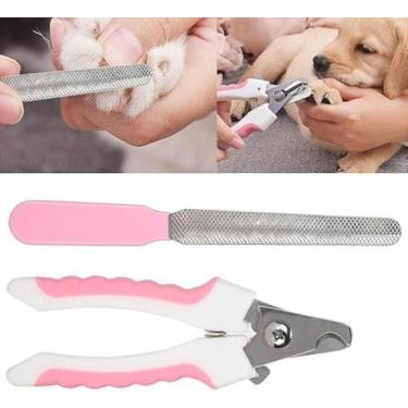 Imagem de Cortador e Aparador de Unhas e Lixa Para Pets Cachorro e Gato - COMERC