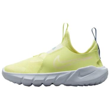 Imagem de NIKE Tênis masculino Flex Runner 2, Citron Tint Pearl Pink Cobalt Bliss, 2.5 UK