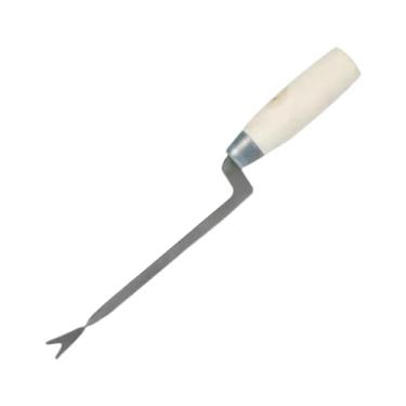 Imagem de Generic Plantador de transplantador de mudas Ferramenta de jardinagem de transplante de metal para plantas jovens de vegetais estufa, Haste Dobrada