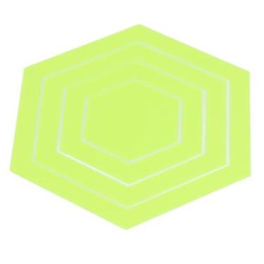 Imagem de 4pcs Conjunto de Colchões de Colchões de Colchas de Roupas Acrílicas, Desenho de Roupas de Acrílico Desenho Compacto Governante Portátil Excelente Acrílico, Modelo Hexadecimal de Acolchoado para Governantes Domésticos e Racksquiling de Racks