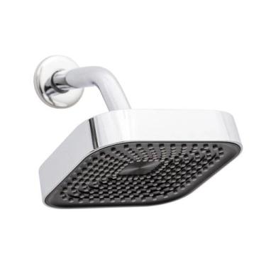 Imagem de Ducha Chuveiro Quadrado de Parede Jequitaí Pingoo.casa - Prata