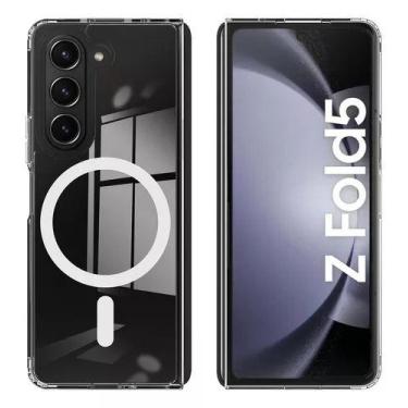 Imagem de Capa Capinha Clear Case Magnética Carregamento Wireless para Samsung G