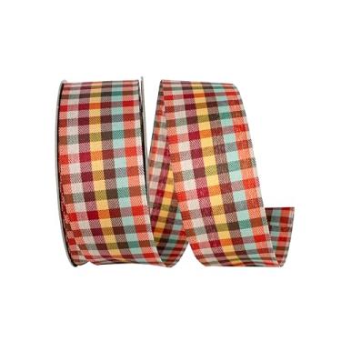 Imagem de Reliant Ribbon Fita xadrez com fio de sarja tonal, multi