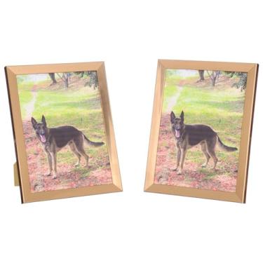 Imagem de Kit 2 Porta Retrato 15x20 Decorativo Moldura Foto Mesa / 099 (Rose)