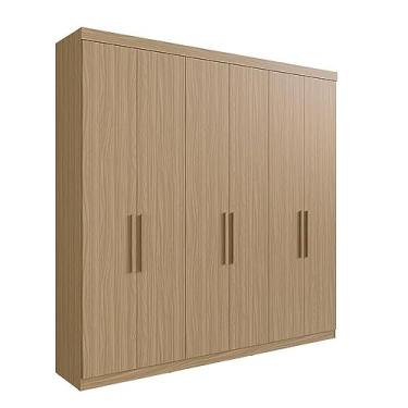 Imagem de Guarda-roupa Casal Édez Luna, 6 Portas, Cedro