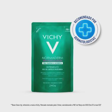 Imagem de Gel de limpeza profunda vichy normaderm phytosolution intensivo pele oleosa A acneica refil 240G
