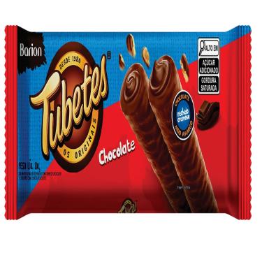 Imagem de TUBETES RECH CHOCOLATE COBERTO CHOCOLATE 80G