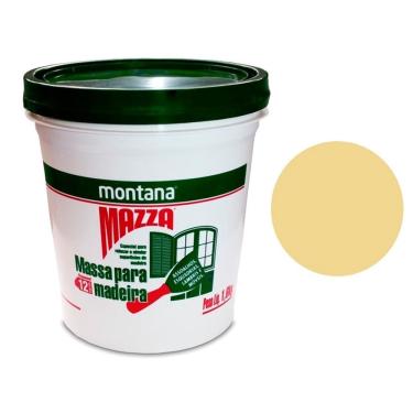 Imagem de Massa p/ Calafetar Madeira Mazza 1,6 Kg Marfim