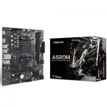Imagem de Placa Mãe Biostar AMD A520MH 3.1 DDR4 Chipset A520 AM4 MATX