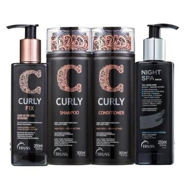 Imagem de Kit Truss Curly - Shampoo 300ml + Condicionador 300ml + Leave-In Fix 2