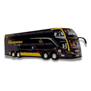 Imagem de Brinquedo Miniatura De Ônibus Itapemirim Preto Geração G8