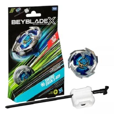 Imagem de Beyblade X Pião Com Lançador Sword Dran 3-60f - Hasbro