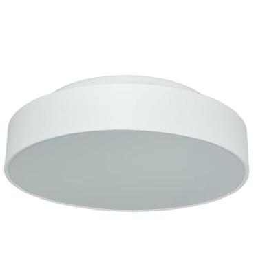 Imagem de LUMINÁRIA REDONDA BRANCO SOBREPOR IBIZA DE 46 CM DIAM. PARA 05 LAMPADAS BULBO LED E-27