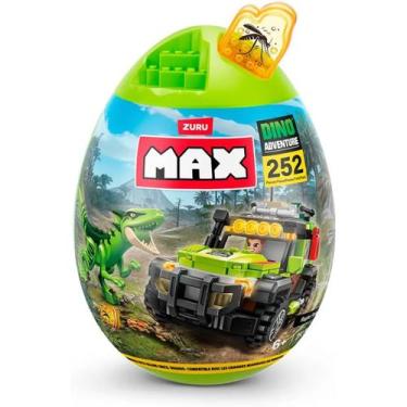 Imagem de Max Dino Adventure 252 Peças Raptor Force Ovo Candide 25003