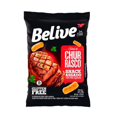 Imagem de Salgadinho sem Glúten Churrasco Belive 35g