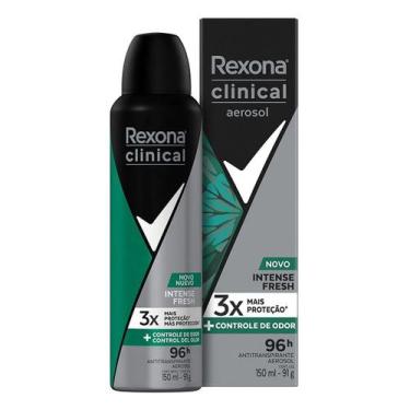 Imagem de Desodorante Aerossol Rexona Men Clinical Intense Fresh 150ml - Rexona 