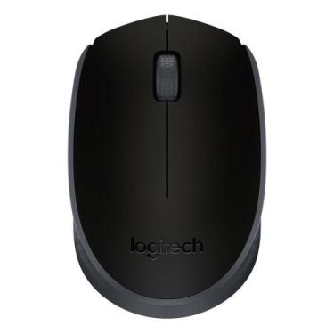 Imagem de Mouse sem fio Logitech M170 , Conexão USB e Pilha Inclusa, Preto - 910