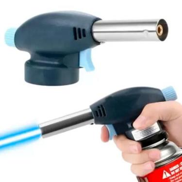 Imagem de Maçarico Portátil Com Acend. Automático Culinário Multiuso - Global Mi