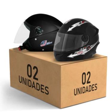 Imagem de Kit 2 Capacete New Liberty 3 Elite + Liberty 4 Kids Feminino Masculino