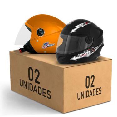 Imagem de Kit 2 Capacete New Liberty 3 Elite + Liberty 4 Kids Feminino Masculino