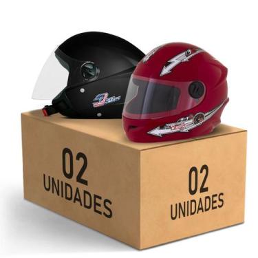 Imagem de Kit 2 Capacete New Liberty 3 Elite + Liberty 4 Kids Feminino Masculino