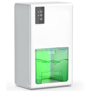 Imagem de Desumidificadores para casa, desumidificadores portáteis de 2409.7 g para quarto com desligamento automático, desumidificadores FRESHDEW para quarto (960 pés quadrados) com luz LED de 7 cores para
