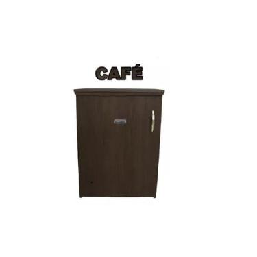 Imagem de Gabinete. para maquinas Elgin etc+4 Rodinhas - Megamak, Café