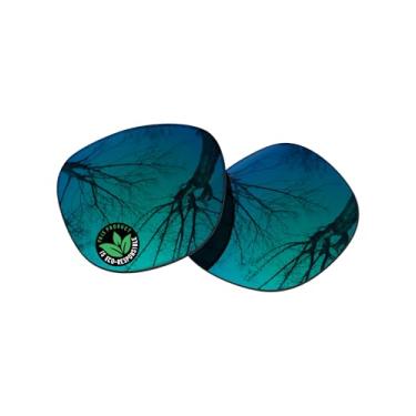 Imagem de Raydi Lentes de reposição de policarbonato para óculos de sol Ray-Ban Meta Wayfarer RW4008 53 mm - verde esmeralda espelhado - polarizado