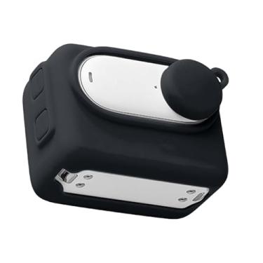 Imagem de Capa protetora durável para câmera Insta360 GO3 acessórios de capa de silicone (preto)
