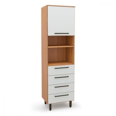 Imagem de Paneleiro Microondas Evolution Plus Freijo Off White Batrol Freijo Com Off White