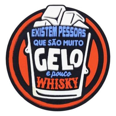 Imagem de Porta Copo Muito Gelo e Pouco Whisky - Yaay