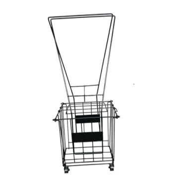Imagem de Aymzbd Cesta de bola de tênis com rodas Bola de tênis Retriever Pick Up Organizer Pickup Container Picker para Club Player Sports Outdoor