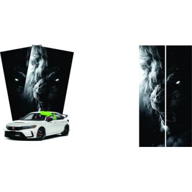 Imagem de Adesivo Personalizado Para Coluna Porta Carro Decorativo 266 - Resitan