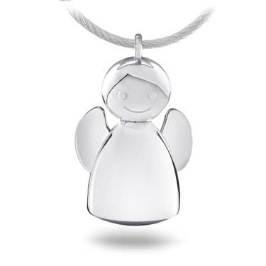 Imagem de Troika Angelina – KR17-32/CH – chaveiro – anjo da guarda – metal fundido – brilhante – cromado – prata original