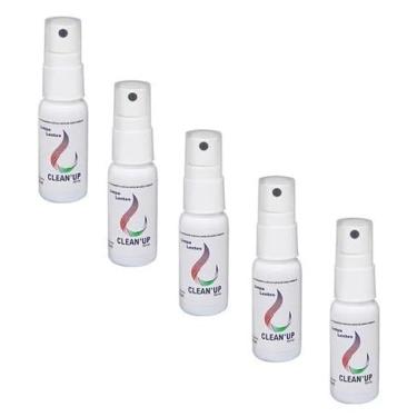 Imagem de Kit 5 Limpa Lentes Clean Up 25ml Para Óculos Celular Computador Tablet