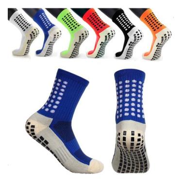 Imagem de Meia Meião Antiderrapante Futebol Esportiva Corrida Treino - Loja Brai