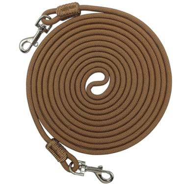 Imagem de Hoanan Corda de amarração para cães pequenos de até 16 kg, coleira longa para gatos, leve, à prova de fuga, para caminhada ao ar livre, para animais pequenos