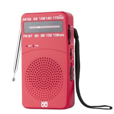 Imagem de Rádio AM FM Pequeno,Rádios AM/FM com Alta Recepção de Sinal | Receptor Compacto para Camping, Sobrevivência e Emergências (Tempestades e Falhas de Energia)