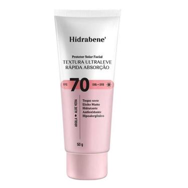 Imagem de Protetor Solar Facial Fps 70 Rápida Absorção 50g - Hidrabene