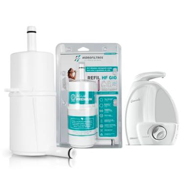 Imagem de Filtro Refil Hidrofiltros Compatível com/substituído por Filtro Lorenzetti Gioviale Carvão Ativado