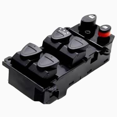Imagem de Interruptor vidro quadruplo Civic 2006 a 2010 com trava de vidro e porta 22 terminais 35750SNVH51
