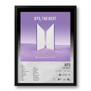 Imagem de Quadro Spotify Álbum The Best B T S - Tam. 33x43cm